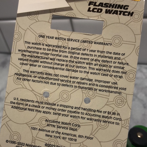 Pokémon Flashing LCD Watch - Picture 5 of 5